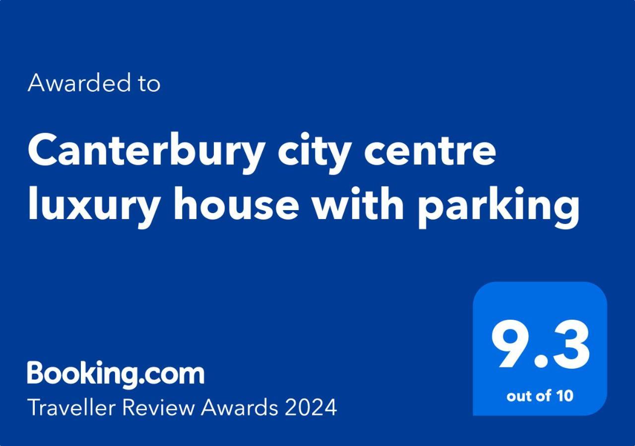 Luxury Central Home - Parking & Ev Point, Superking Bed Cantorbéry Extérieur photo